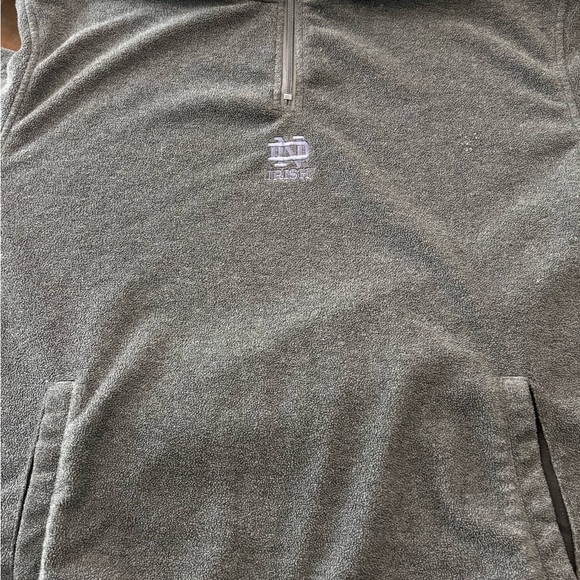 Gray Columbia Quarter-Zip Fleece Pullover - Picture 2 of 5